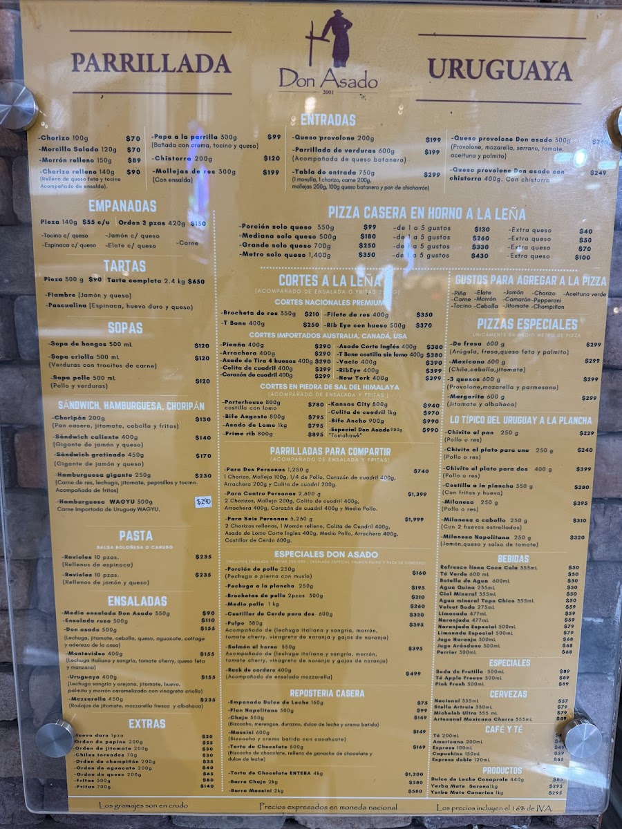 Don Asado Patriotismo Menu - Image 2