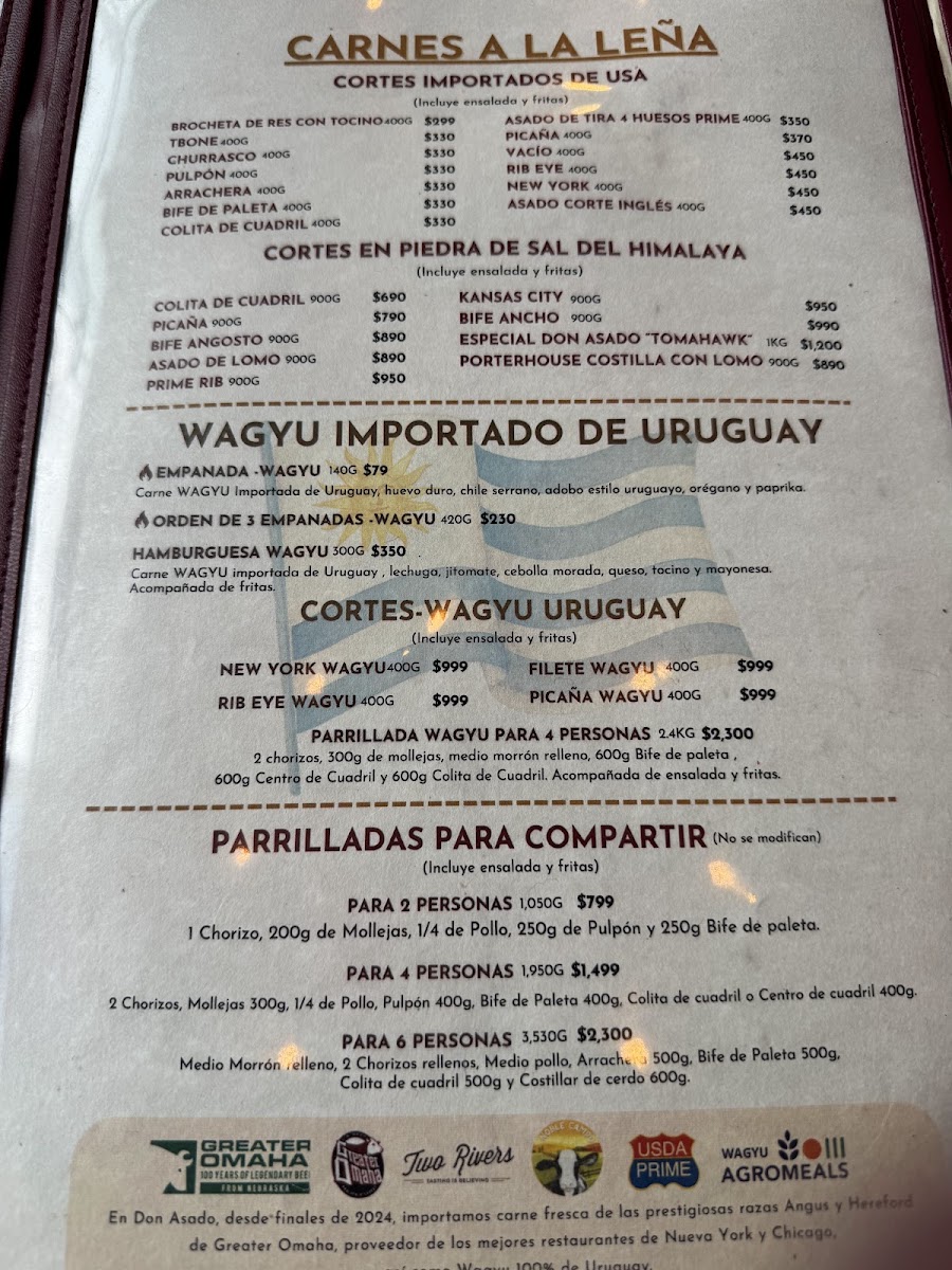 Don Asado Patriotismo Menu - Image 4